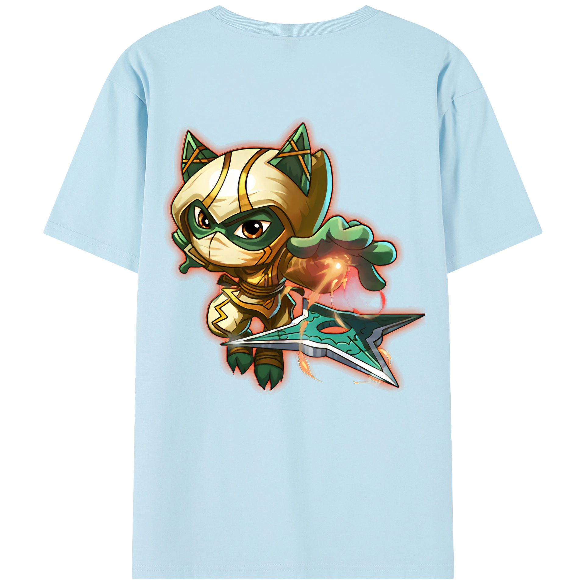 リーグ・オブ・レジェンド League of Legends LOL 綿100％半袖Tシャツ（背面プリント）